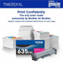 Brother Original Super High Yield Laser Toner Cartridge - BRTTN635XXLM