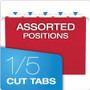 Business Source 1/5 Tab Cut Letter Hanging Folder - BSN34112