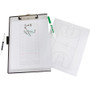 Mobile OPS Quick Reference Clipboard, 0.5" Clip Capacity, Holds 8.5 x 11 Sheets, Clear
