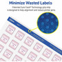 Avery Matte White Square Labels - AVE05658