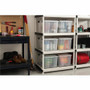 IRIS Weathertight Storage Box, 46 Quarts, 11 4/5"H x 15 4/5"W x 19 7/10"D, Clear - IRS110450