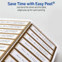 Avery Matte White Labels With Gold Borders - AVE06507