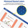 Avery Matte White Rectangular Labels - AVE05619