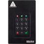 Apricorn 2TB Aegis Fortress L3- FIPS Level 3 Validated USB 3.0 Hardware Encrypted Portable Drive (AFL3-2TB) , black