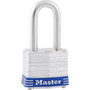 Master Lock Long-shackle Padlock - Keyed Different - 1.50" Shackle Diameter - Cut Resistant, Pick Proof, Rust Resistant - Steel Gray