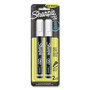 Sharpie Wet-Erase Chalk Marker, Medium Bullet Tip, White, 2/Pack