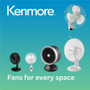 Kenmore 6" Rechargeable Fan - ESMKM60002BK