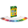 Crayola Washable Super Tips Markers, Fine/Broad Bullet Tips, Assorted Colors, 50/Set (CYO585050) View Product Image