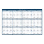 House of Doolittle Dated 66" Laminated Wall Planner - Julian Dates - Yearly - 12 Month - January 2026 to December 2026 - 66" x 33" Sheet Size