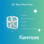 Kenmore Box Floor Fan - ESMKM60048WH