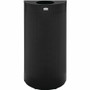 Rubbermaid Commercial Half Round Metallic Waste Receptacle - RCPSH12EPLTBK