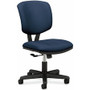 HON Volt Chair - Navy Seat Color - Navy Back Color - Fabric Back Material - Black Frame Color - Low Back