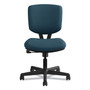 HON Volt Chair - Navy Seat Color - Navy Back Color - Fabric Back Material - Black Frame Color - Low Back