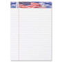 TOPS American Pride Binding Legal Writing Tablet - Jr.Legal - 50 Sheets - Strip - 16 lb Basis Weight - Jr.Legal