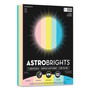 Astrobrights Color Cardstock, 65 lb Cover Weight, 8.5 x 11, Assorted Colors, 250/Pack (WAU91715) View Product Image