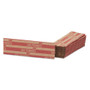 Pap-R Products Flat Coin Wrappers, Pennies, $.50, 1000 Wrappers/Box CTX30001