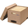 Bankers Box Mystic Storage Boxes - Internal Dimensions: 12" Width x 15" Depth x 10" Height - External Dimensions: 13" Width x 16.3" Depth x 10.8" Height - Media Size Supported: Letter, Legal - Lift-off Closure - Stackable