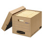 Bankers Box Mystic Storage Boxes - Internal Dimensions: 12" Width x 15" Depth x 10" Height - External Dimensions: 13" Width x 16.3" Depth x 10.8" Height - Media Size Supported: Letter, Legal - Lift-off Closure - Stackable