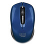 Adesso iMouse S50 Wireless Mini Mouse, 2.4 GHz Frequency/33 ft Wireless Range, Left/Right Hand Use, Blue