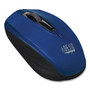 Adesso iMouse S50 Wireless Mini Mouse, 2.4 GHz Frequency/33 ft Wireless Range, Left/Right Hand Use, Blue