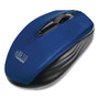 Adesso iMouse S50 Wireless Mini Mouse, 2.4 GHz Frequency/33 ft Wireless Range, Left/Right Hand Use, Blue
