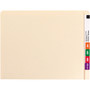 Smead Extended End Tab Manila Folders, Straight Tabs, Letter Size, 0.75" Expansion, Manila, 100/Box