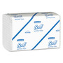 Scott Pro Scottfold Towels, 1-Ply, 7.8 x 12.4, White, 175 Towels/Pack, 25 Packs/Carton