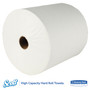 Scott Essential High Capacity Hard Roll Towels for Business, Absorbency Pockets, 1-Ply, 8" x 950 ft, 1.75" Core, White, 6 Rolls/CT
