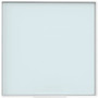 U Brands Glass Non-Magnetic Dry-Erase Board - 36" (3 ft) Width x 36" (3 ft) Height - Frosted White Tempered Glass Surface - White Aluminum Frame - Square - Horizontal/Vertical