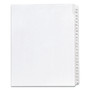 Avery Preprinted Legal Exhibit Side Tab Index Dividers, Allstate Style, 25-Tab, 101 to 125, 11 x 8.5, White, 1 Set, (1705)