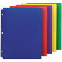 Smead Letter Pocket Folder - 8 1/2" x 11" - 50 Sheets Capacity - 2 Pocket(s) - Red, Purple, Yellow, Green, Dark Blue - 5/Pack