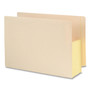 Smead Manila End Tab File Pockets with Tear Resistant Gussets, 5.25" Expansion, Legal Size, Manila, 10/Box