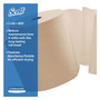 Scott Essential Hard Roll Towels for Business, 1-Ply, 8" x 800 ft, 1.5" Core, Natural, 12 Rolls/Carton
