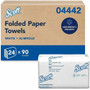 Scott Pro Slimfold Paper Towels - 7.50" Width x 11.60" Length - White - 90/Pack