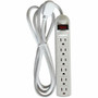 Compucessory 6-Outlet Power Strips - 6 - 6 ft Cord - 104 J Surge Energy - 15 A Current - 125 V AC Voltage