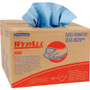 WypAll Power Clean X80 Heavy Duty Cloths, 11.1 x 16.8, Blue, 160 Wipers/Carton