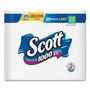 Scott Standard Roll Bathroom Tissue, Septic Safe, 1-Ply, White, 1,000 Sheets/Roll, 20/Pack, 2 Packs/Carton