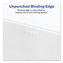 Avery Preprinted Legal Exhibit Side Tab Index Dividers, Allstate Style, 26-Tab, Z, 11 x 8.5, White, 25/Pack (AVE82188) View Product Image