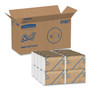 Scott Essential Multi-Fold Towels 100% Recycled, 1-Ply, 9.2 x 9.4, White, 250/Pack, 16 Packs/Carton