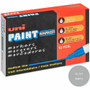 uniball™ uni-Paint PX-20 Oil-Based Paint Marker - Medium Marker Point - Metallic Silver Ink - Oil Based - Silver Barrel