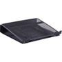 Lorell Mesh Laptop Stand - 3.50" Height x 13" Width x 11.50" Depth - Desktop - Steel, Metal