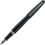 Pilot Metropolitan Collection Medium Nib Fountain Pen - Medium Pen Point - Refillable - Black Ink - Black Brass Barrel - Stainless Steel Tip