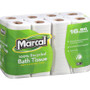 Marcal 100% Recycled Soft/Strong Bath Tissue - 2 Ply - 4.20" Width x 3.60" Length - 168 Sheets/Roll - White - 16 Rolls Per Pack - (MRC16466)