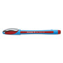 Schneider Slider Memo XB Ballpoint Pen, Stick, Extra-Bold 1.4 mm, Red Ink, Red/Light Blue Barrel, 10/Box