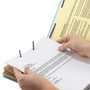 Smead Eight-Section Pressboard Top Tab Classification Folders, Eight SafeSHIELD Fasteners, 3 Dividers, Legal Size, Blue, 10/Box
