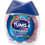 TUMS Chewy Bites Chewable Antacid Tablets - For Acid Indigestion, Heartburn, Sour Stomach, Upset Stomach - Assorted Berries - 32/Bottle