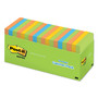 Post-it Notes Original Pads in Floral Fantasy Collection Colors, Cabinet Pack, 3" x 3", 100 Sheets/Pad, 18 Pads/Pack