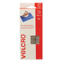 VELCRO Brand Sticky-Back Fasteners, Removable Adhesive, 0.63" dia, Clear, 75/Pack (VEK91302) View Product Image