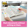 Post-it Flags Page Flags in Desk Grip Dispenser, 1 x 1.75, Yellow, 200/Dispenser