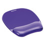 Fellowes Gel Crystals Mouse Pad with Wrist Rest, 7.87 x 9.18, Purple (FEL91441) View Product Image